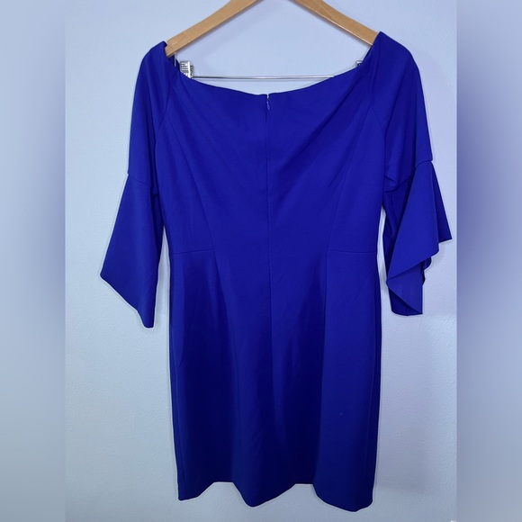 Antonio Melani Rosaleen Blue Bell Sleeve Dress NWT Size 10 - Picture 6 of 7